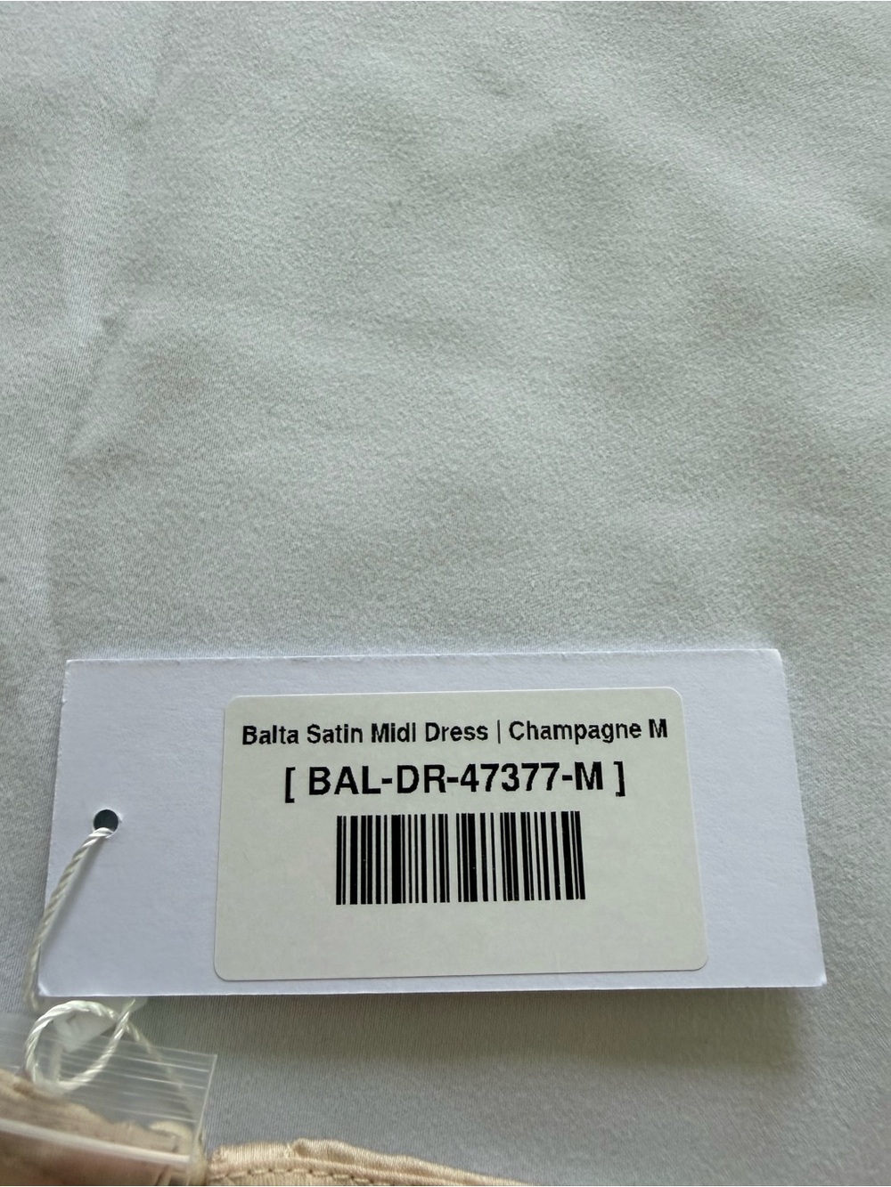 NWT Baltic Born Champagne Long-Sleeve Midi Dress - Picture 9 of 12